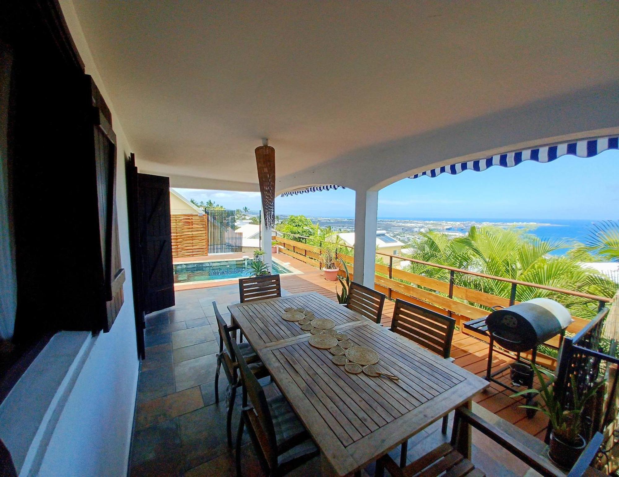 Villa Havre De Paix ,Vue Sur L'Ocean La Possession Exterior foto